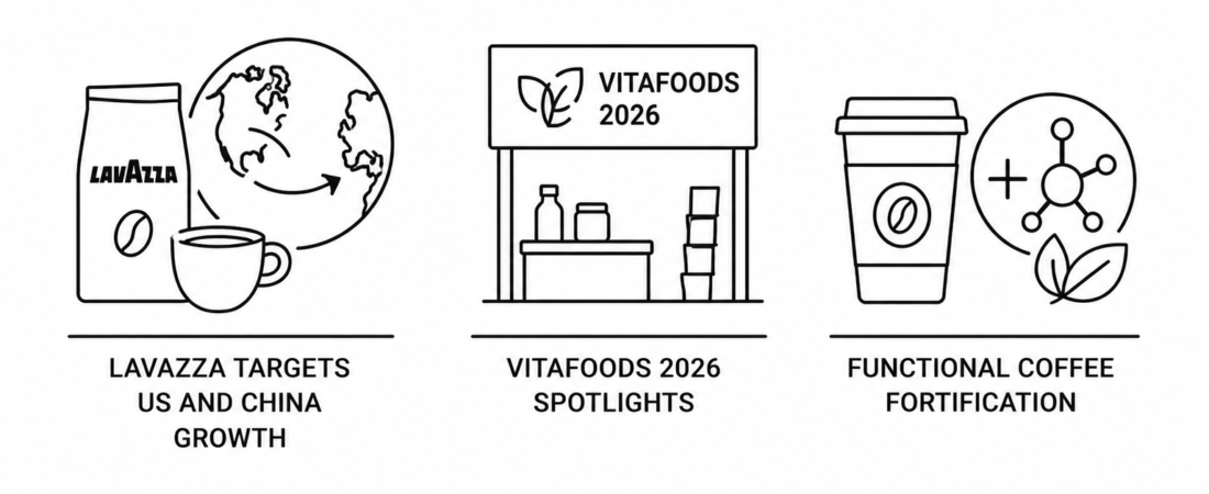 Lavazza Targets US and China Growth as Vitafoods 2026 Spotlights Functional Coffee Fortification