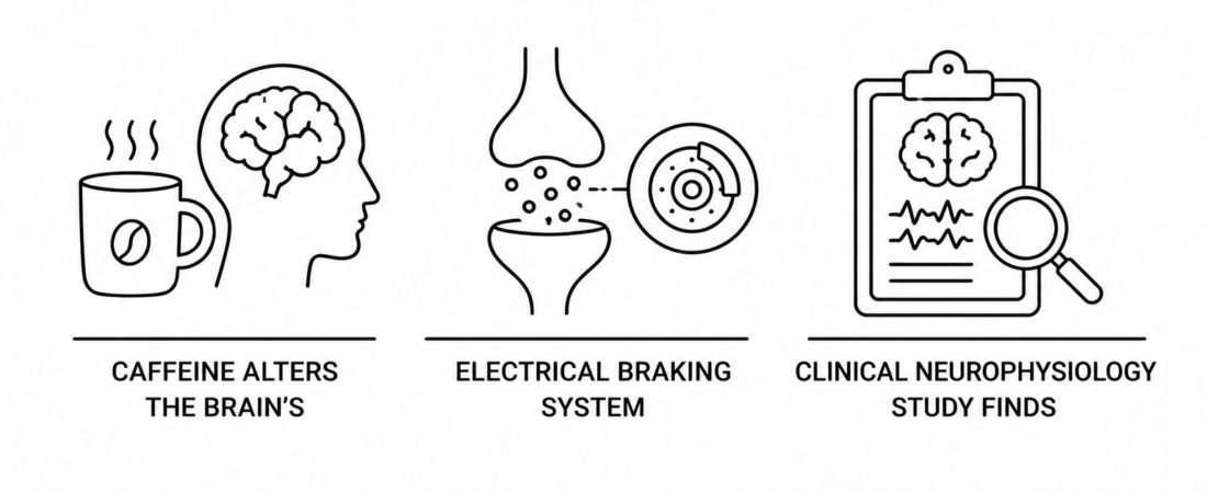Caffeine Alters the Brain’s Electrical Braking System, Clinical Neurophysiology Study Finds