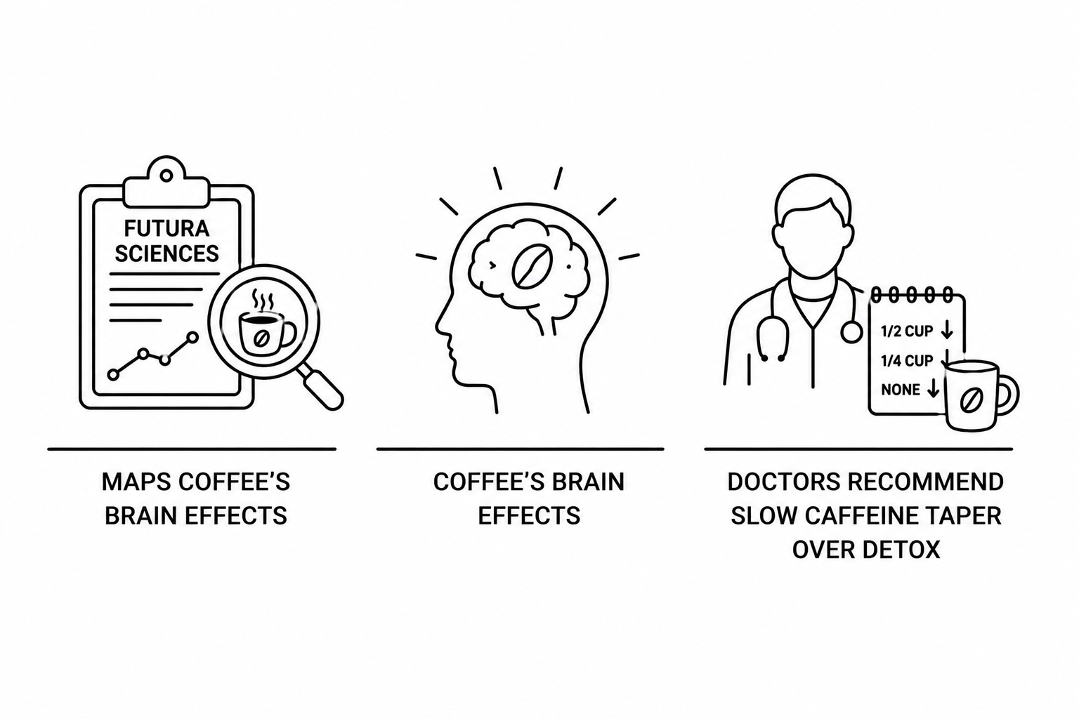 Futura-Sciences Maps Coffee’s Brain Effects as Doctors Recommend Slow Caffeine Taper Over Detox