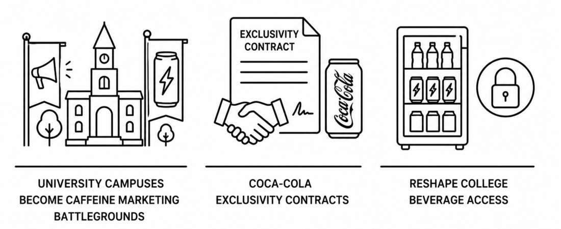 Chicago Maroon Reports University Campuses Become Caffeine Marketing Battlegrounds as Coca-Cola Exclusivity Contracts Reshape College Beverage Access