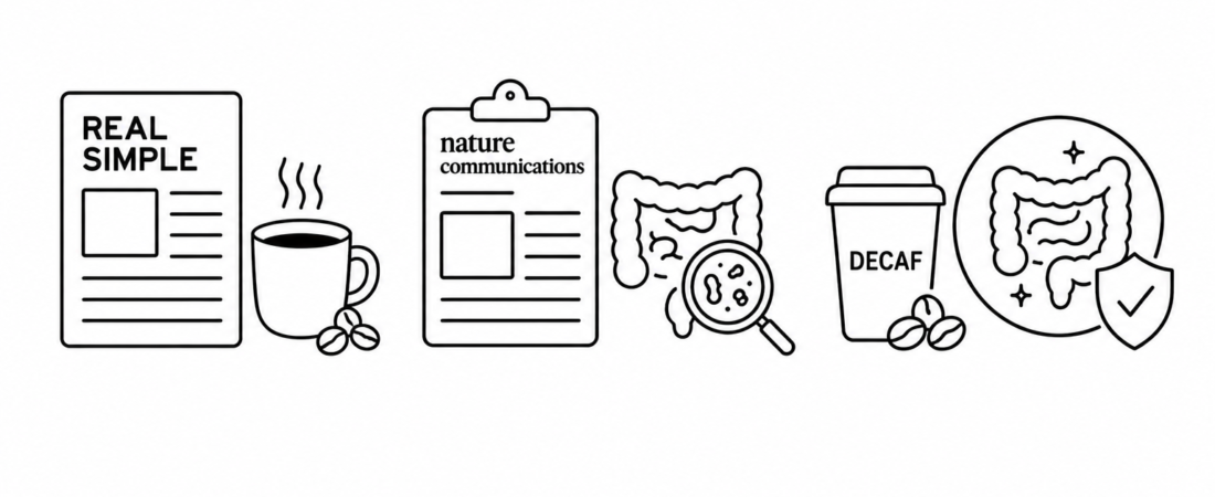 Real Simple Reports New Nature Communications Study Finds Coffee Boosts Gut Health Even for Decaf Drinkers as Microbiome Research Expands
