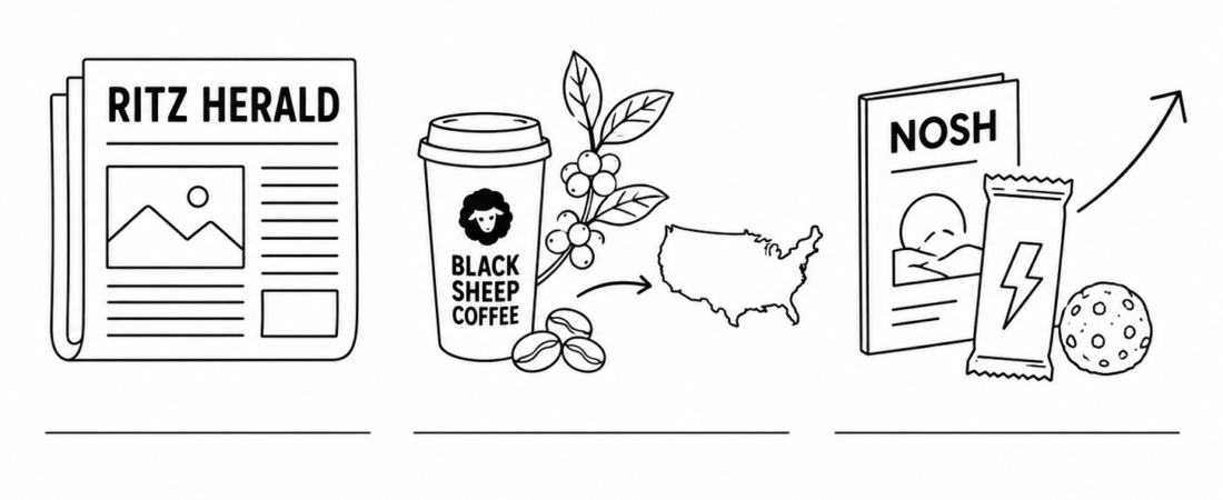 Ritz Herald Reports Black Sheep Coffee Brings World’s First Specialty-Grade Robusta to U.S. as Nosh Documents Next Wave of Caffeine Snacks