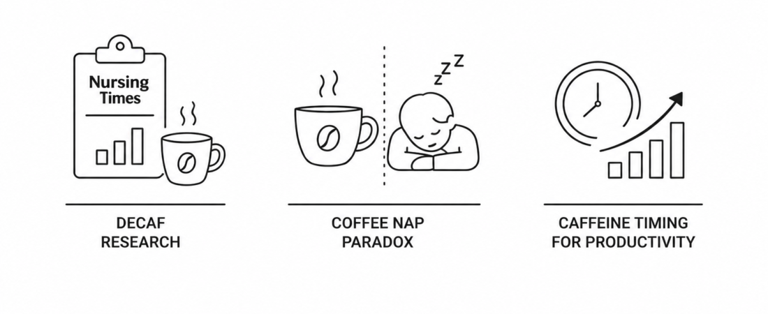 Nursing Times Decaf Research and the Coffee Nap Paradox: How New Caffeine Timing Science Is Reshaping Productivity Caffeine Protocols for 2026