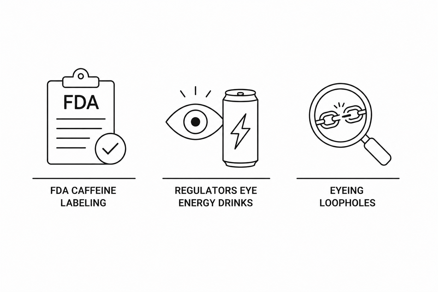 FDA Caffeine Labeling Faces New Pressure as Regulators Eye Energy Drink Loopholes