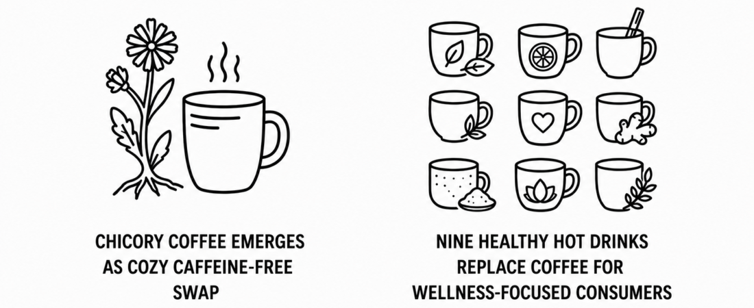 MSN Reports Chicory Coffee Emerges as Cozy Caffeine-Free Swap as Nine Healthy Hot Drinks Replace Coffee for Wellness-Focused Consumers