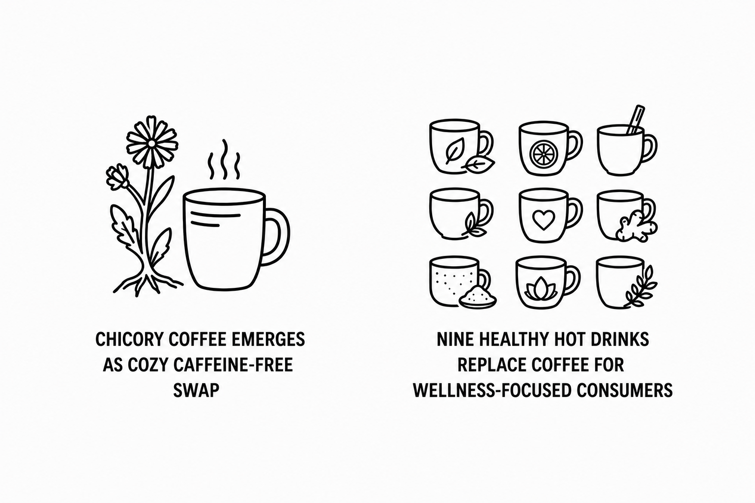 MSN Reports Chicory Coffee Emerges as Cozy Caffeine-Free Swap as Nine Healthy Hot Drinks Replace Coffee for Wellness-Focused Consumers