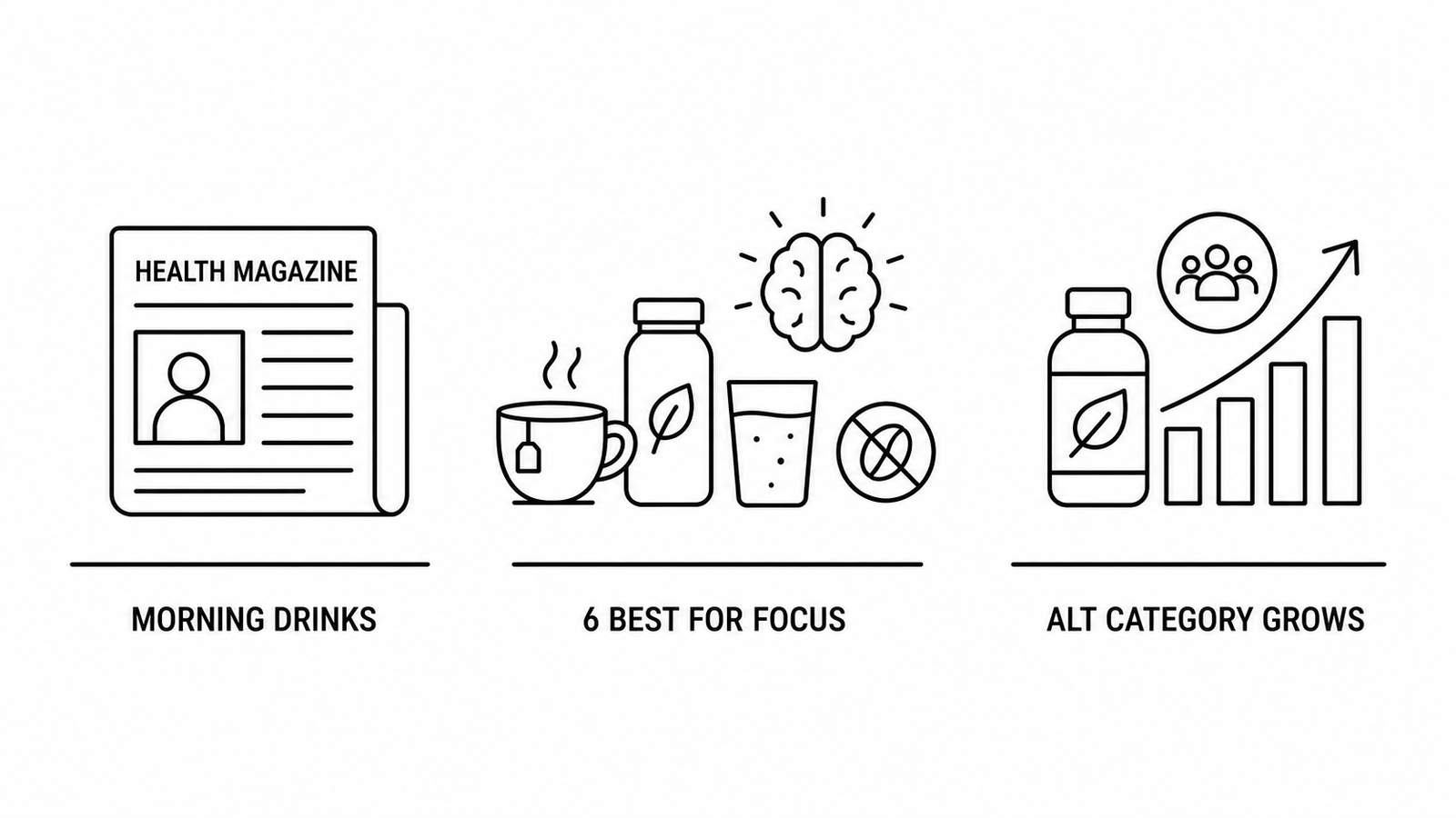 Health Magazine Reports Six Best Morning Drinks for Sharper Focus That Are Not Coffee as Caffeine Alternative Category Mainstream Expansion Accelerates
