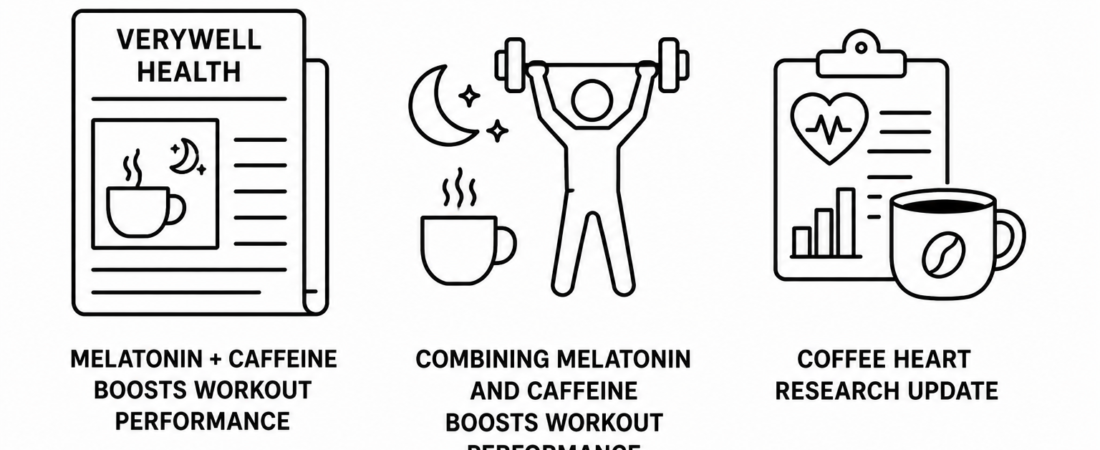 Verywell Health Reports Combining Melatonin and Caffeine Boosts Workout Performance as Cardiovascular Business Documents Coffee Heart Research Update