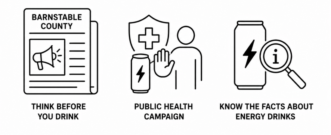 Barnstable County Reports Think Before You Drink as Public Health Campaign Highlights What Consumers Should Know About Energy Drinks