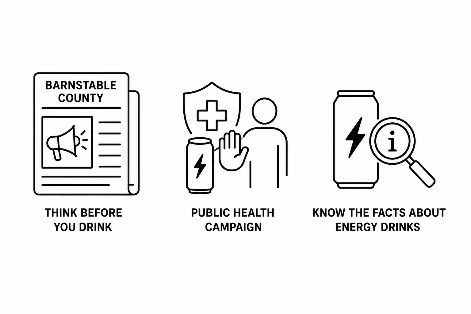 Barnstable County Reports Think Before You Drink as Public Health Campaign Highlights What Consumers Should Know About Energy Drinks