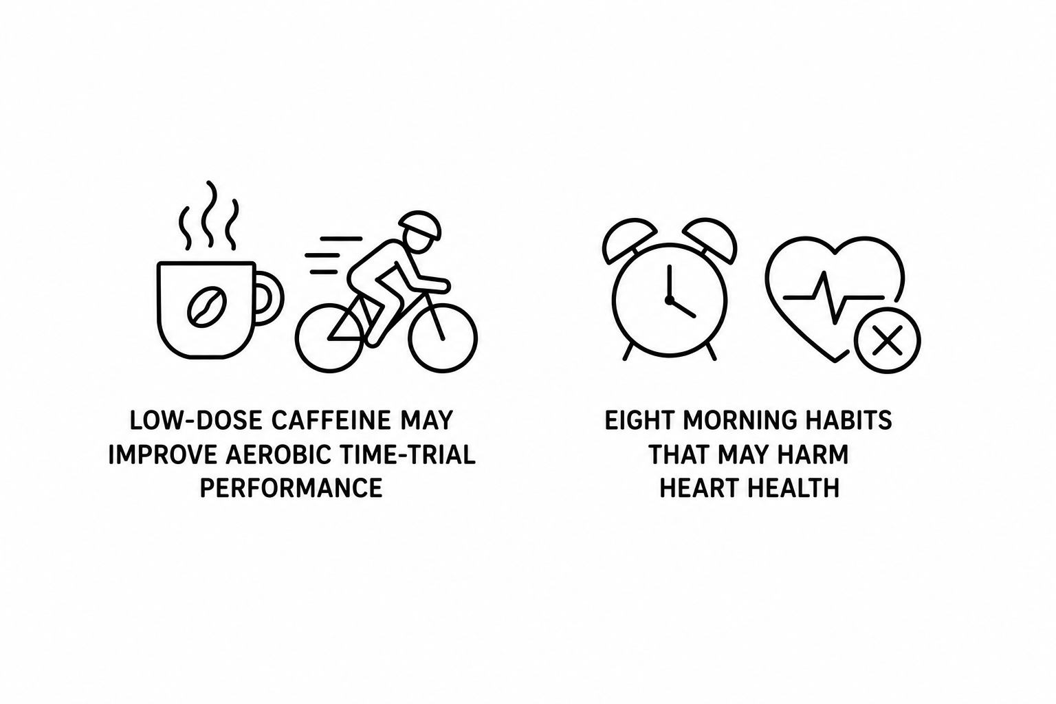 Conexiant Reports Low-Dose Caffeine May Improve Aerobic Time-Trial Performance as MSN Documents Eight Morning Habits That May Harm Heart Health