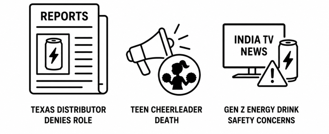 MySA and MSN Report Texas Energy Drink Distributor Denies Role in Teen Cheerleader Death as India TV News Documents Gen Z Energy Drink Safety Concerns