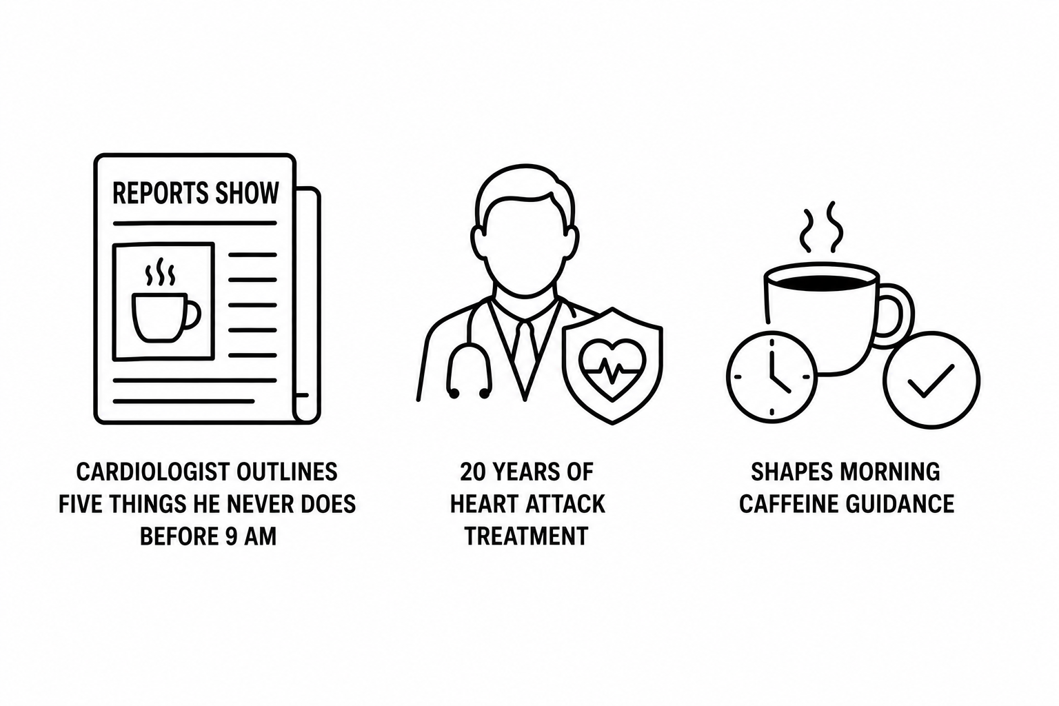 CNBC Reports Cardiologist Outlines Five Things He Never Does Before 9 AM as 20 Years of Heart Attack Treatment Shapes Morning Caffeine Guidance