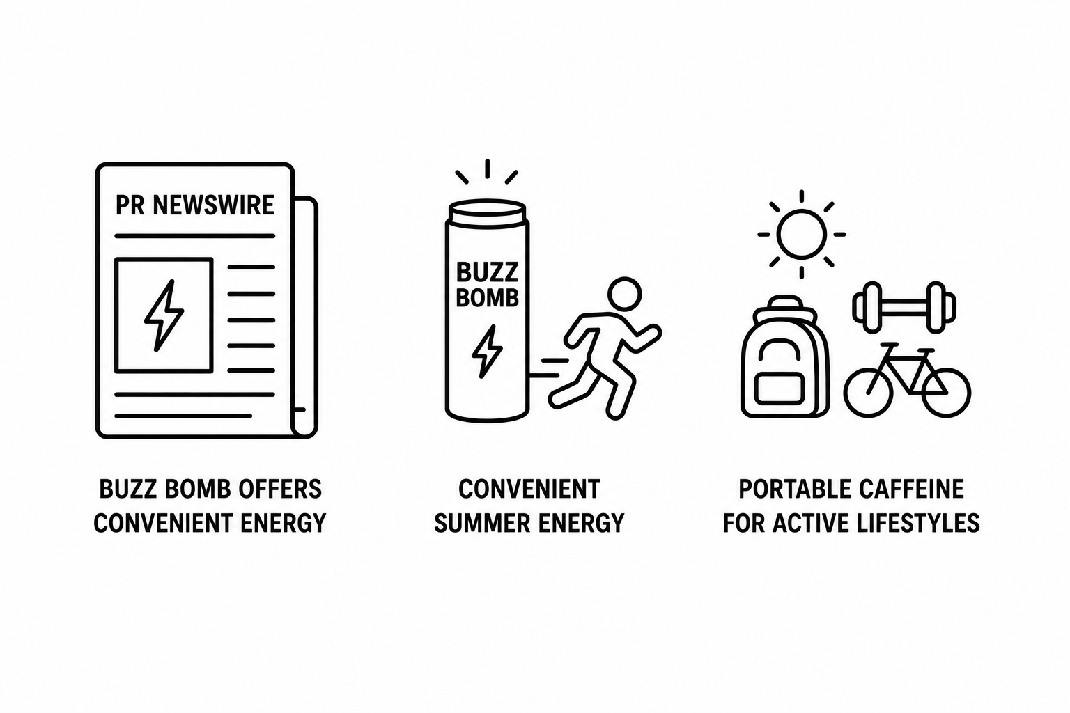 PR Newswire Reports Buzz Bomb Offers Convenient Summer Energy as Portable Caffeine Category Expands Across Active Adult Use Cases
