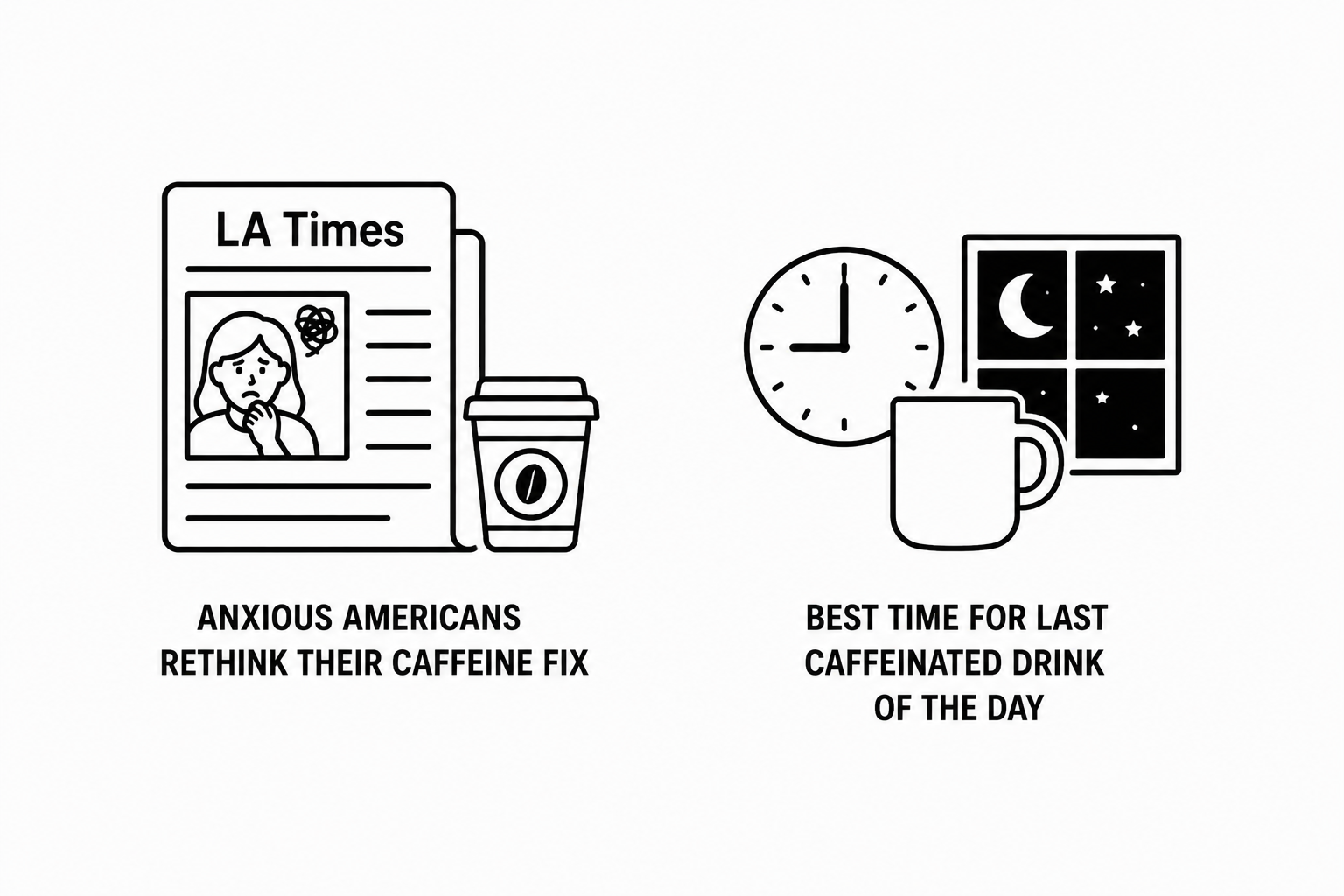 LA Times Reports Anxious Americans Rethink Their Caffeine Fix as AOL Documents Best Time for Last Caffeinated Drink of the Day