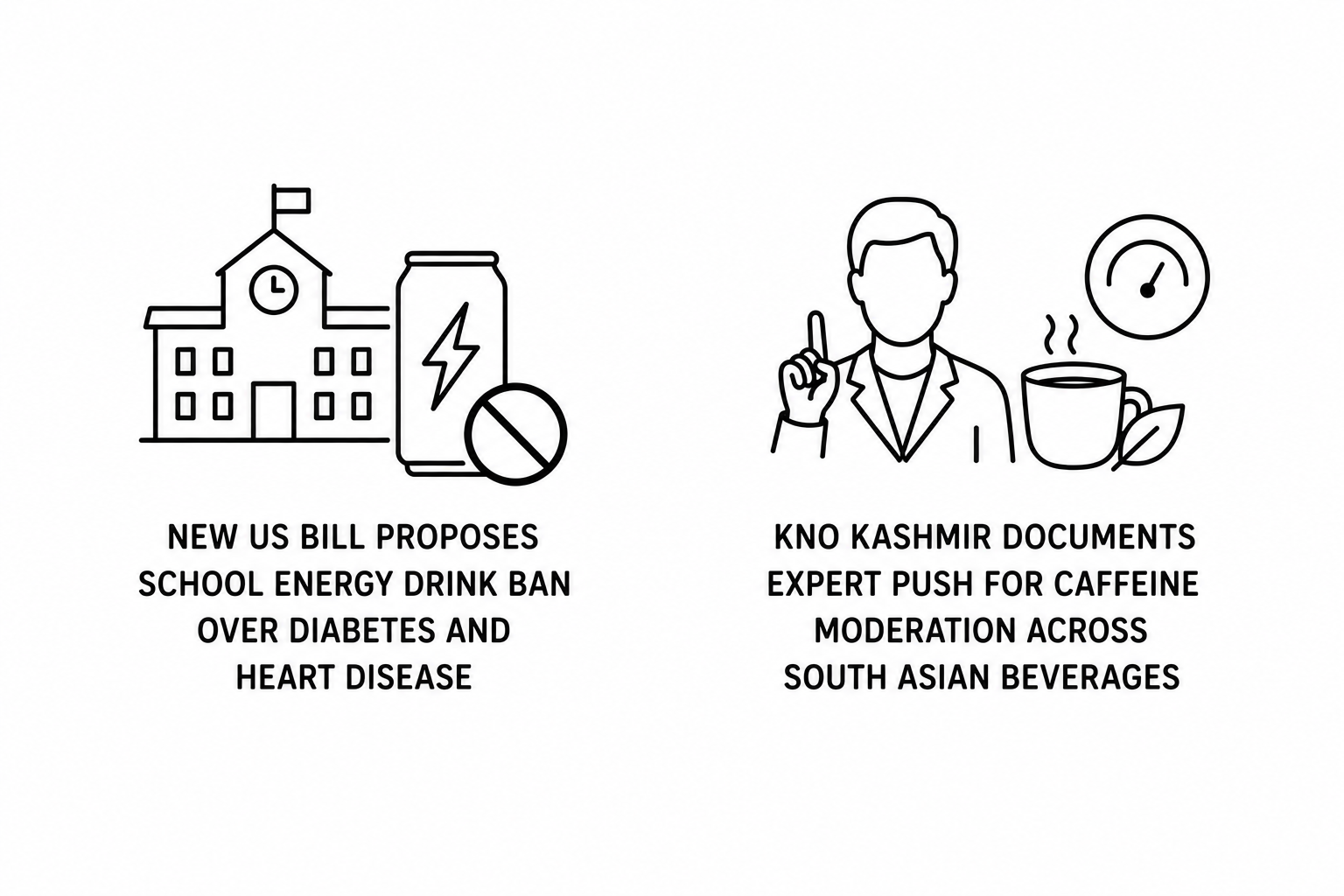 New US Bill Proposes School Energy Drink Ban Over Diabetes and Heart Disease as KNO Kashmir Documents Expert Push for Caffeine Moderation Across South Asian Beverages