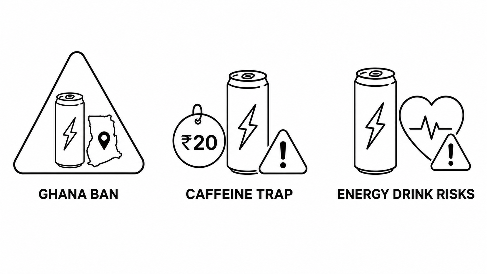 NAFDAC Raises Alarm on Energy Drinks Banned in Ghana and New Reports on the Rs20 Caffeine Trap in India and MSN Documents Broader Energy Drink Health Risks