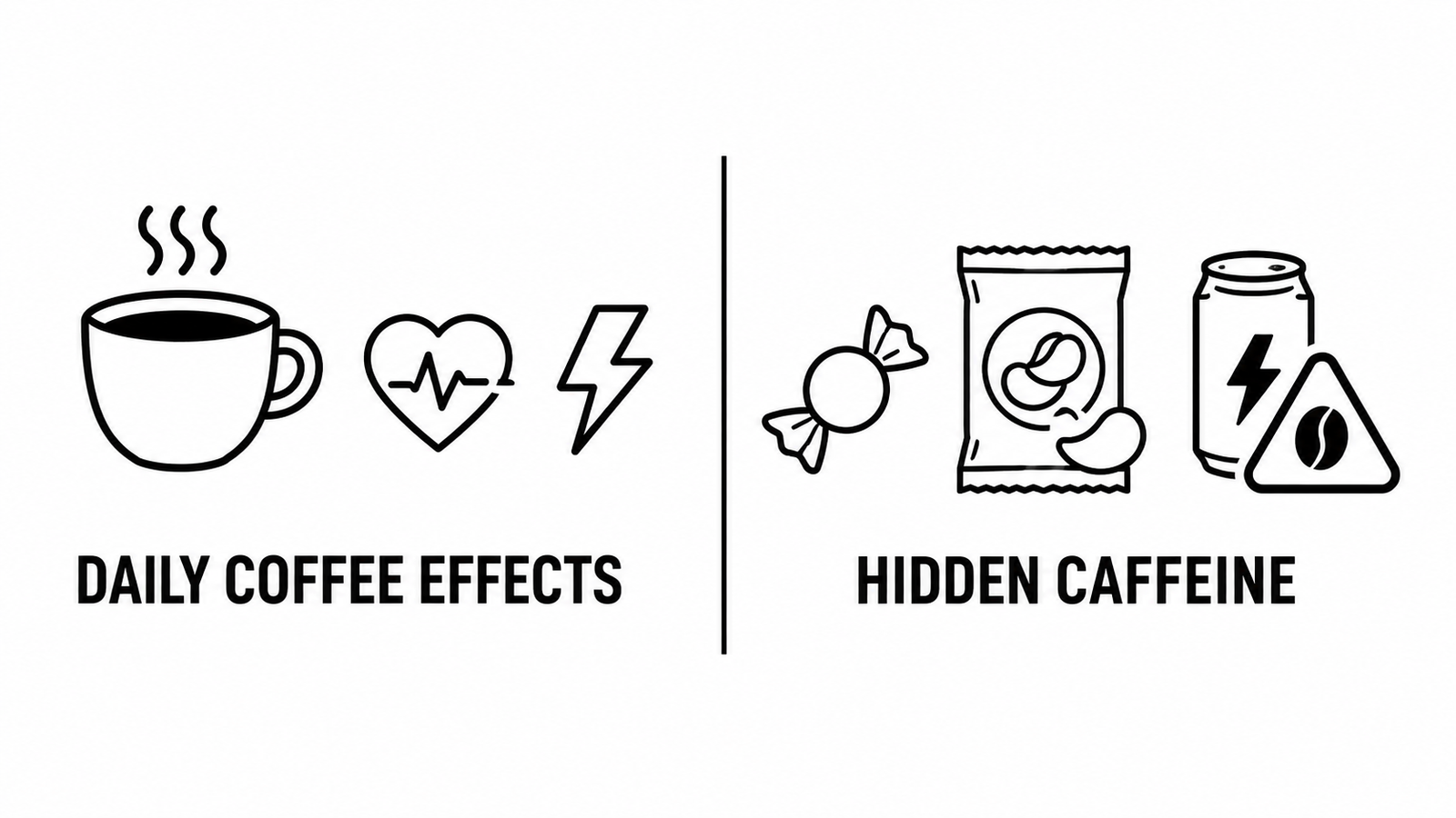 Real Simple Reports What Really Happens When You Drink Coffee Every Day as AOL Documents the Hidden Caffeine Content in Everyday Candy and Snacks
