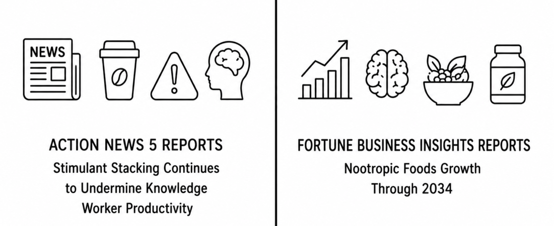 Action News 5 Reports Stimulant Stacking Continues to Undermine Knowledge Worker Productivity as Fortune Business Insights Documents Nootropic Foods Growth Through 2034