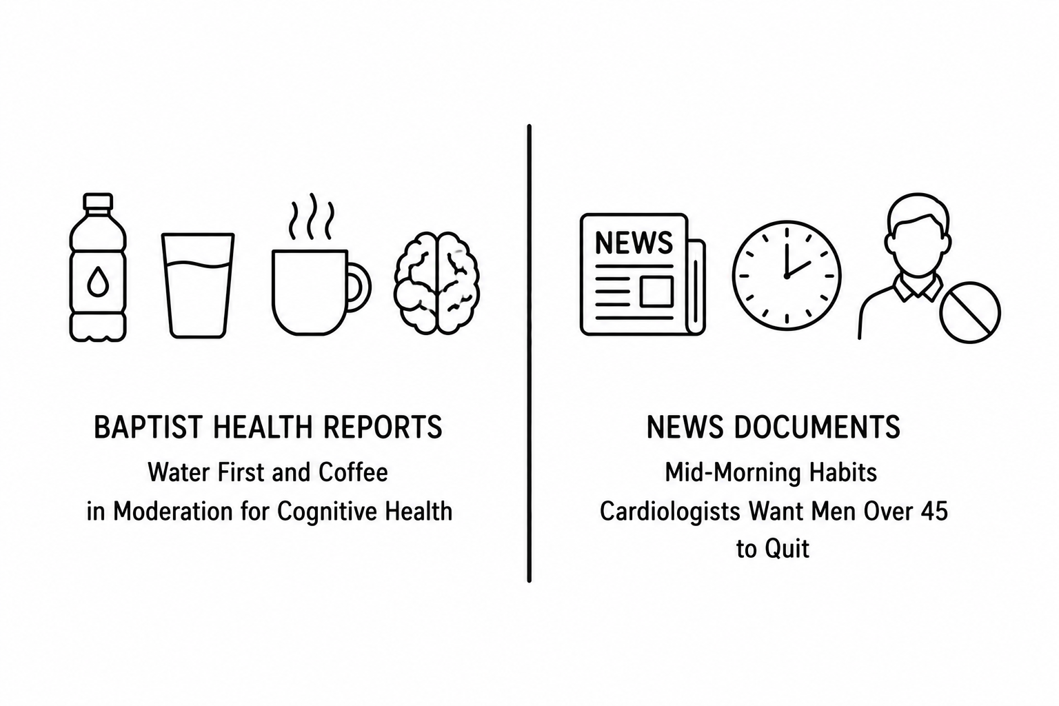 Baptist Health Reports Water First and Coffee in Moderation for Cognitive Health as MSN Documents Mid-Morning Habits Cardiologists Want Men Over 45 to Quit