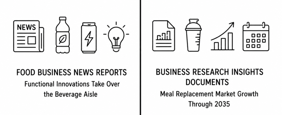 Food Business News Reports Functional Innovations Take Over the Beverage Aisle as Business Research Insights Documents Meal Replacement Market Growth Through 2035