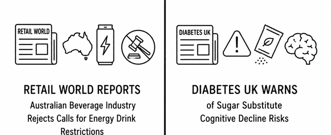 Retail World Reports Australian Beverage Industry Rejects Calls for Energy Drink Restrictions as Diabetes UK Warns of Sugar Substitute Cognitive Decline Risks
