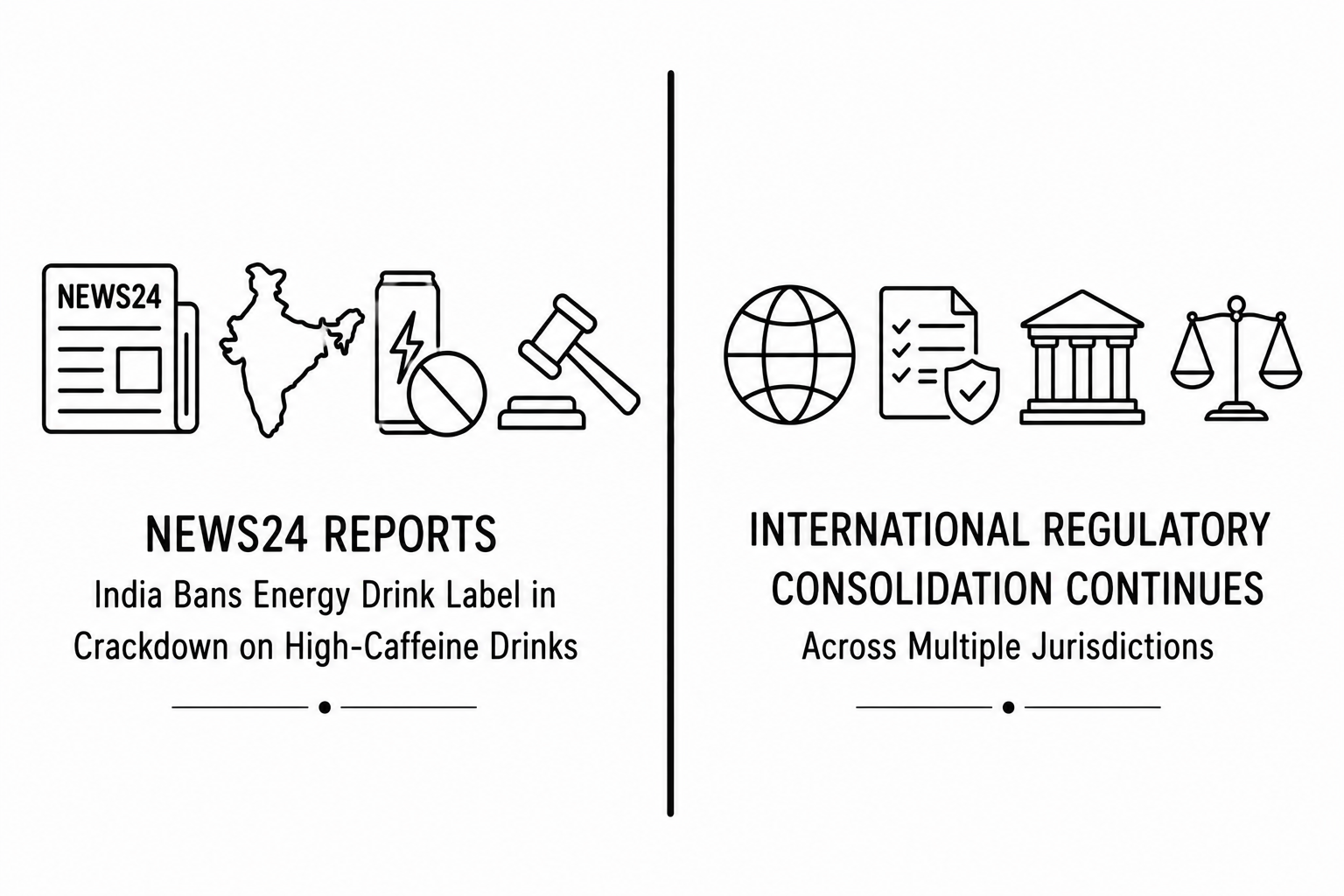 News24 Reports India Bans Energy Drink Label in Crackdown on High-Caffeine Drinks as International Regulatory Consolidation Continues Across Multiple Jurisdictions