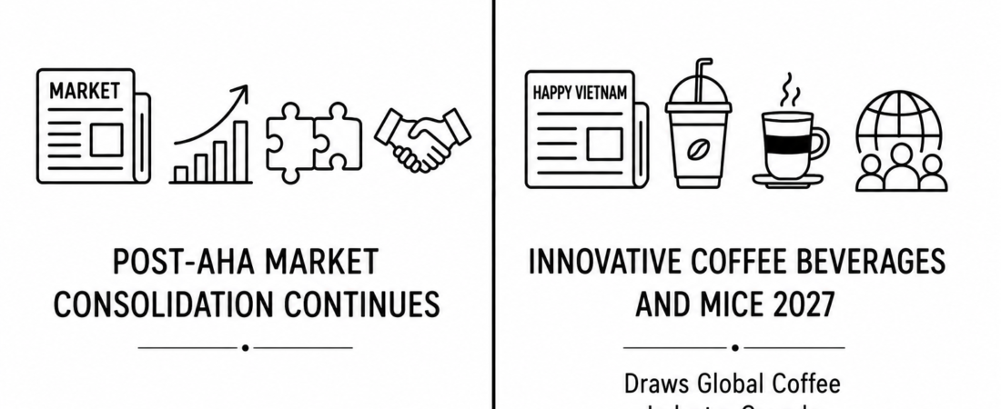 Post-AHA Market Consolidation Continues as Happy Vietnam Documents Innovative Coffee Beverages and MICE 2027 Draws Global Coffee Industry Crowds