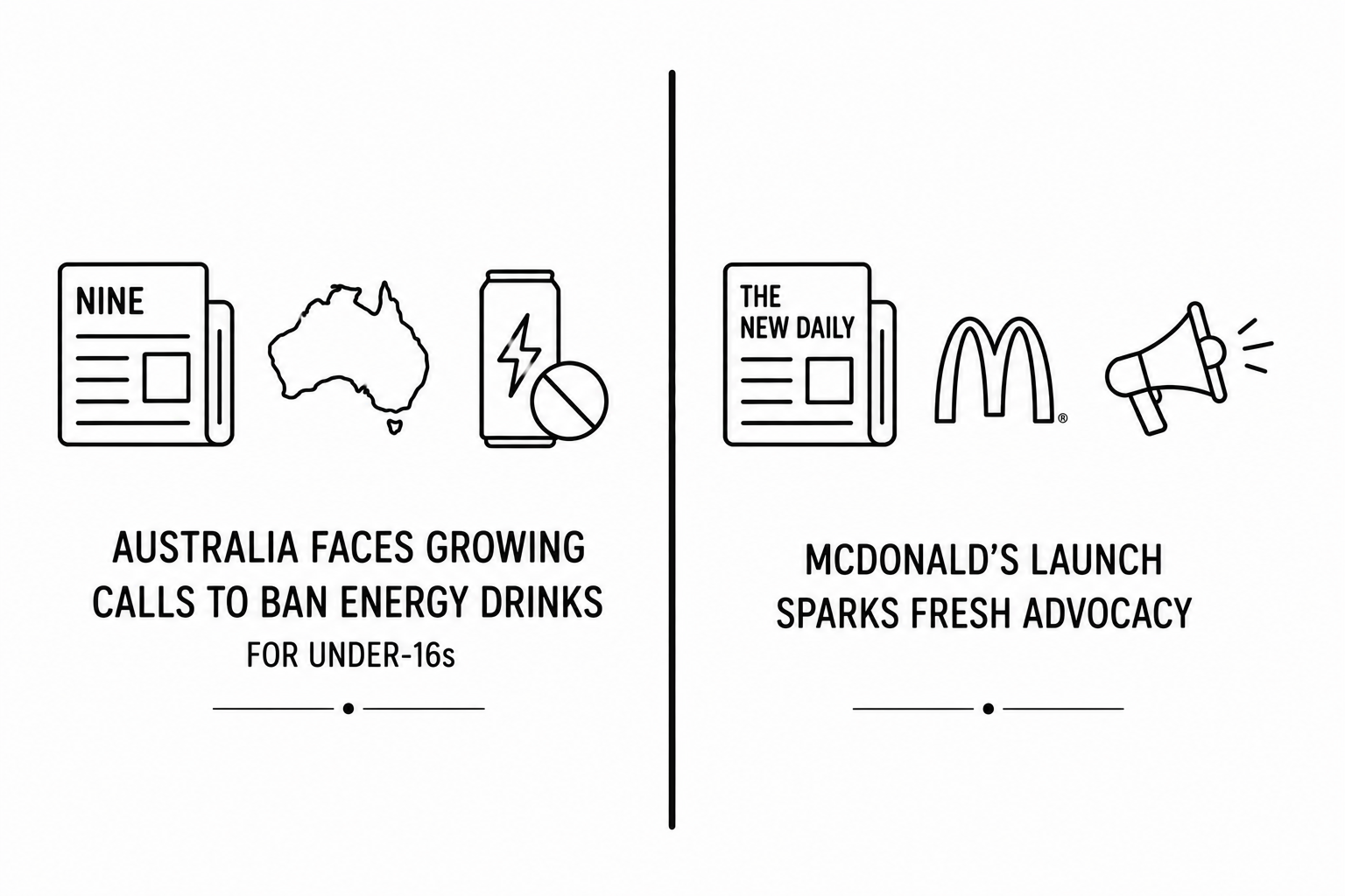 Nine and The New Daily Report Australia Faces Growing Calls to Ban Energy Drinks for Under-16s Following UK Crackdown and McDonald’s Launch Sparks Fresh Advocacy