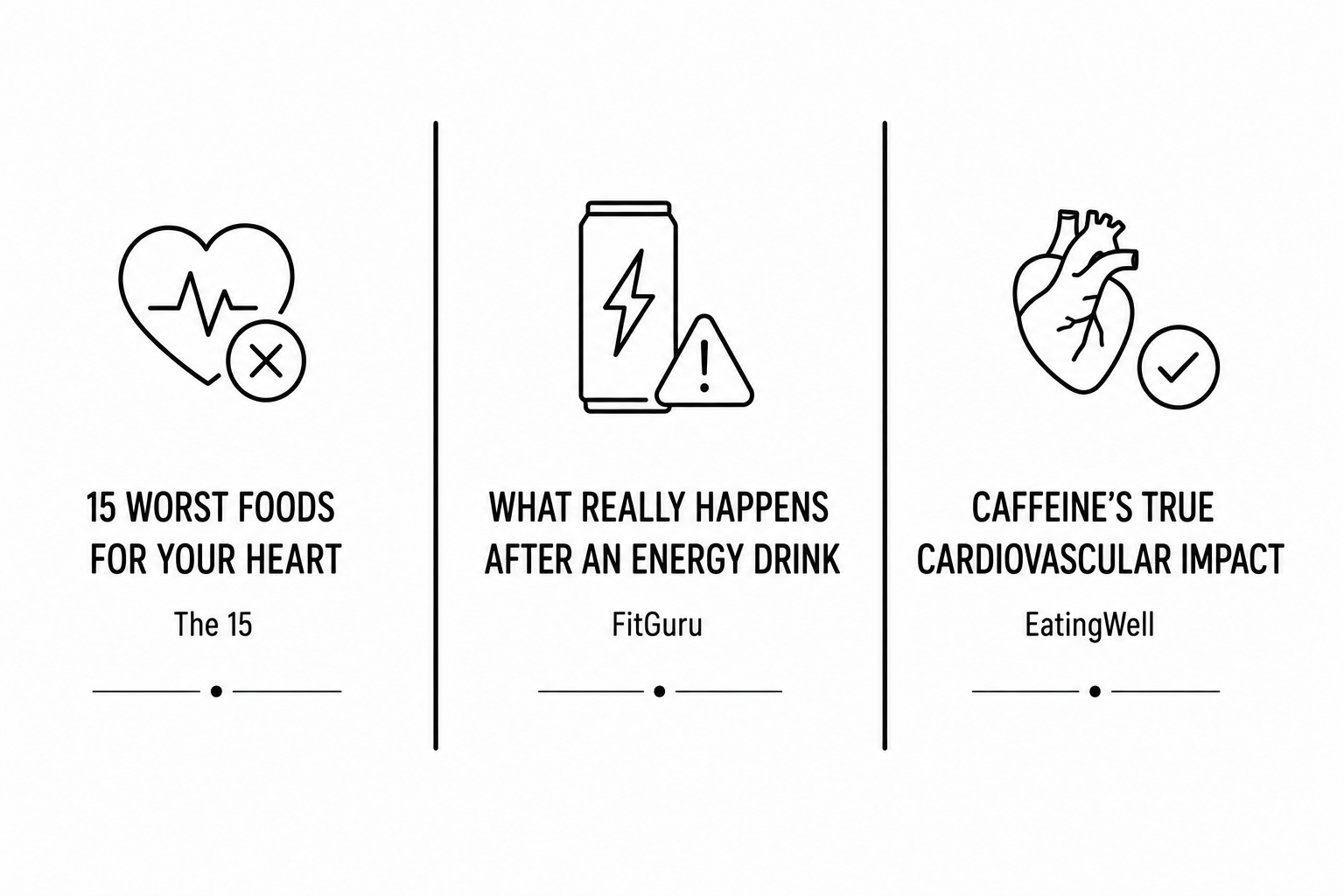 AOL Documents the 15 Worst Foods for Your Heart and FitGuru Reports What Really Happens After an Energy Drink as EatingWell Reveals Caffeine’s True Cardiovascular Impact