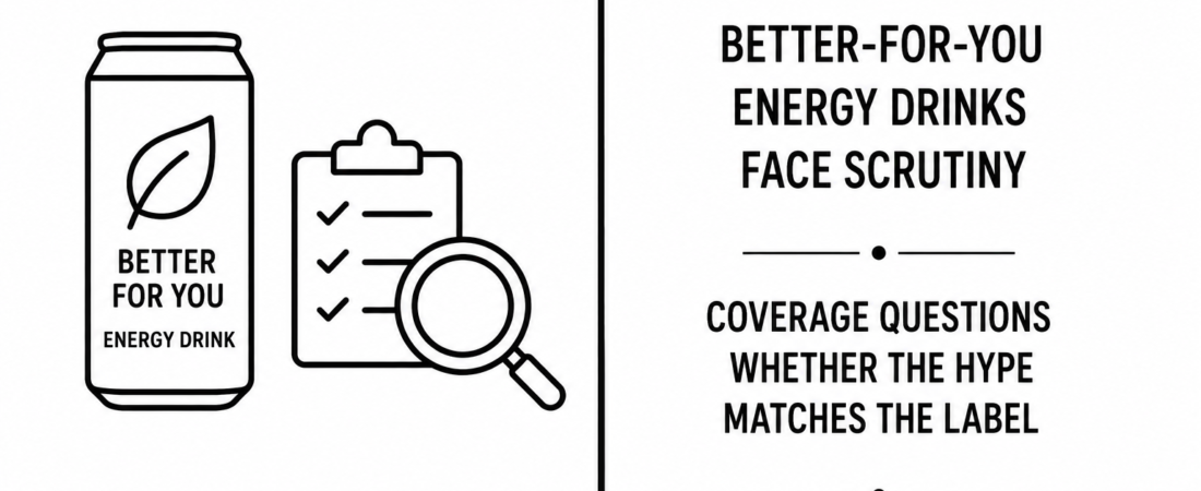 Better-for-You Energy Drinks Face Scrutiny as Coverage Questions Whether the Hype Matches the Label