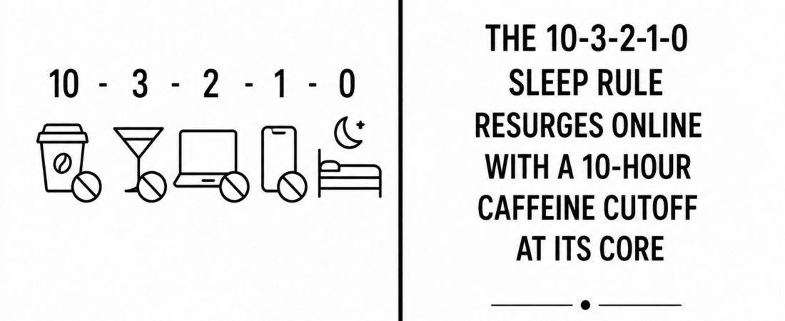 The 10-3-2-1-0 Sleep Rule Resurges Online With a 10-Hour Caffeine Cutoff at Its Core