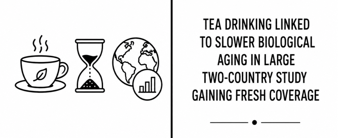 Tea Drinking Linked to Slower Biological Aging in Large Two-Country Study Gaining Fresh Coverage