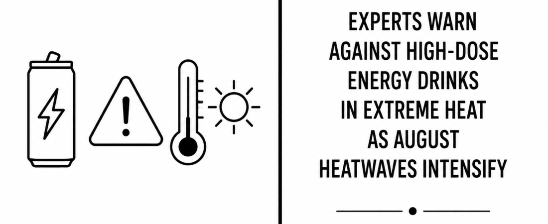 Experts Warn Against High-Dose Energy Drinks in Extreme Heat as August Heatwaves Intensify