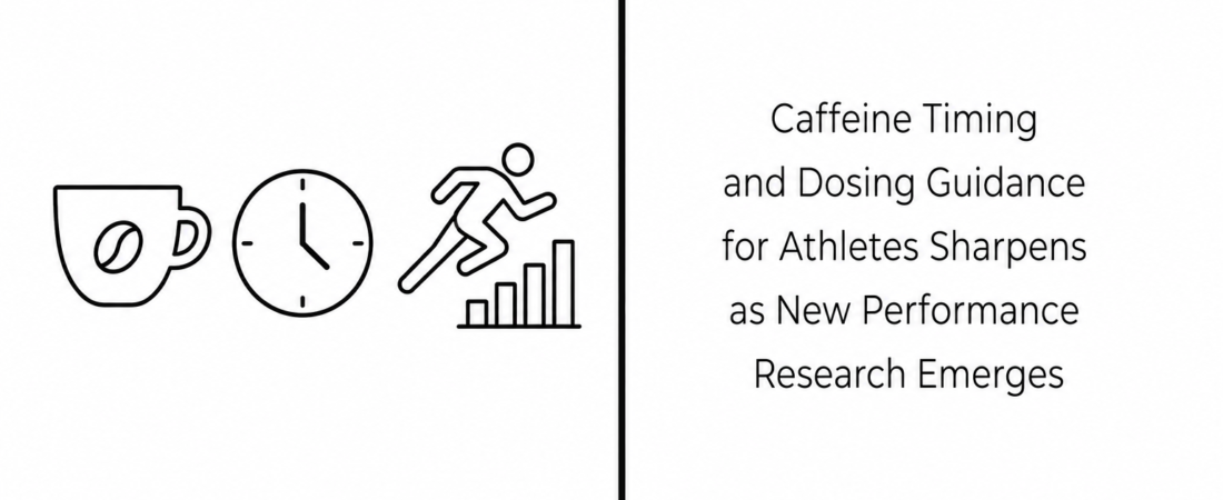 Caffeine Timing and Dosing Guidance for Athletes Sharpens as New Performance Research Emerges