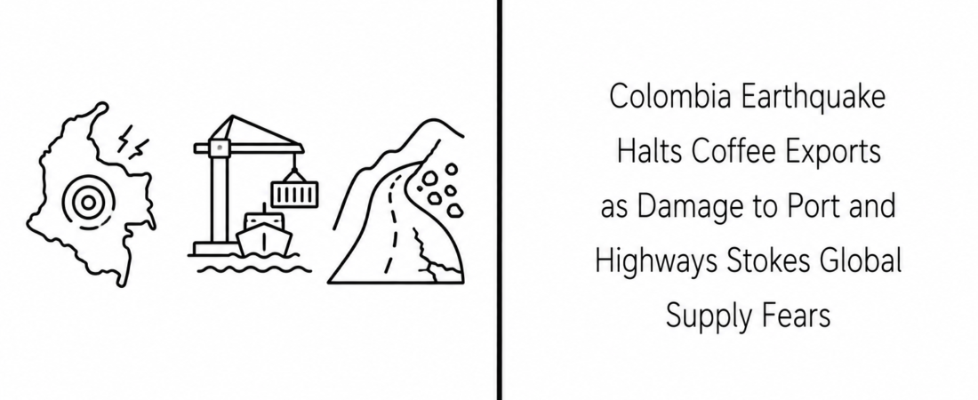 Colombia Earthquake Halts Coffee Exports as Damage to Port and Highways Stokes Global Supply Fears