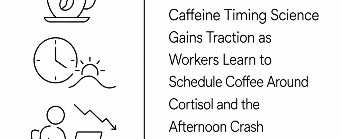 Caffeine Timing Science Gains Traction as Workers Learn to Schedule Coffee Around Cortisol and the Afternoon Crash