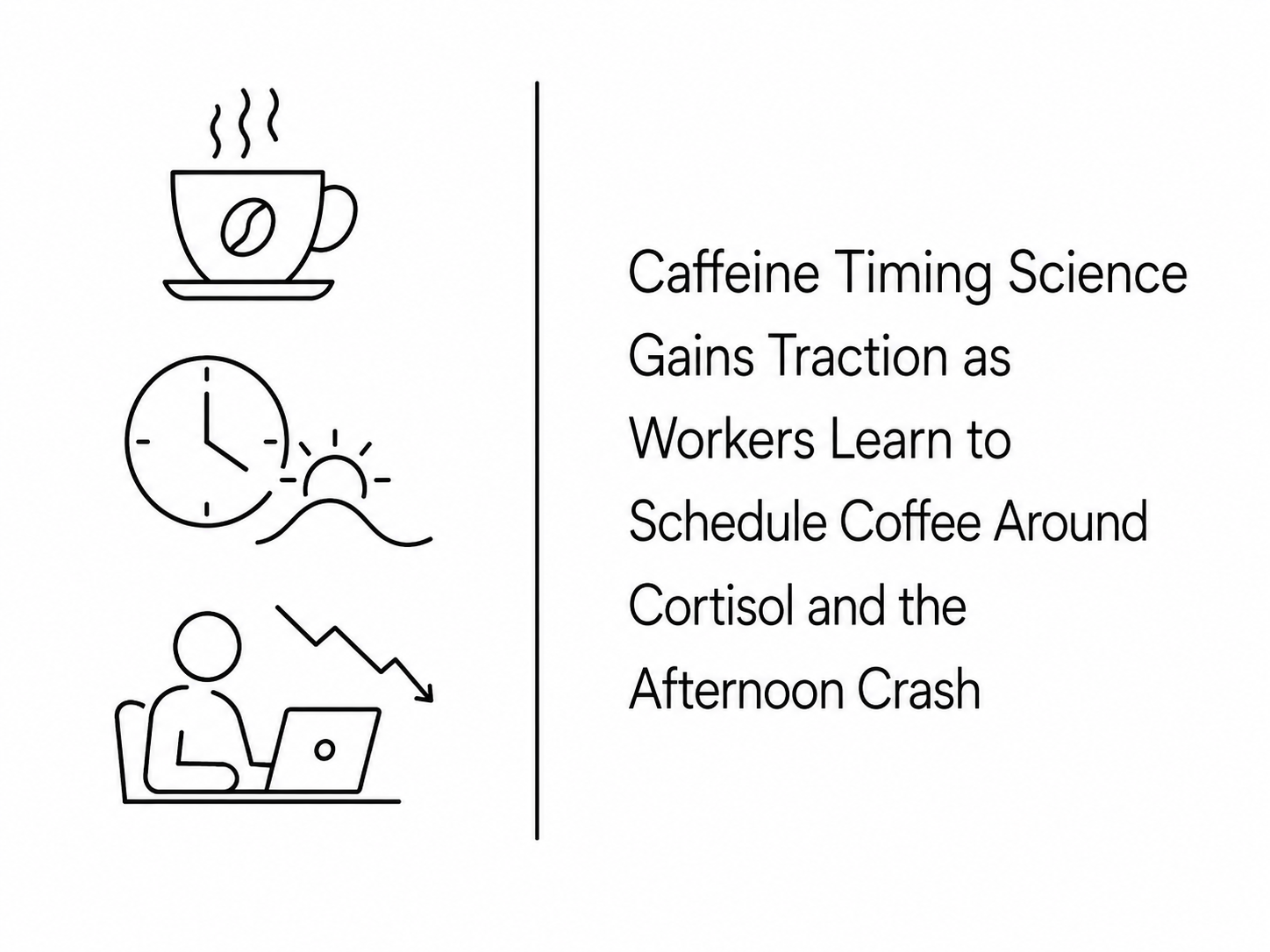 Caffeine Timing Science Gains Traction as Workers Learn to Schedule Coffee Around Cortisol and the Afternoon Crash