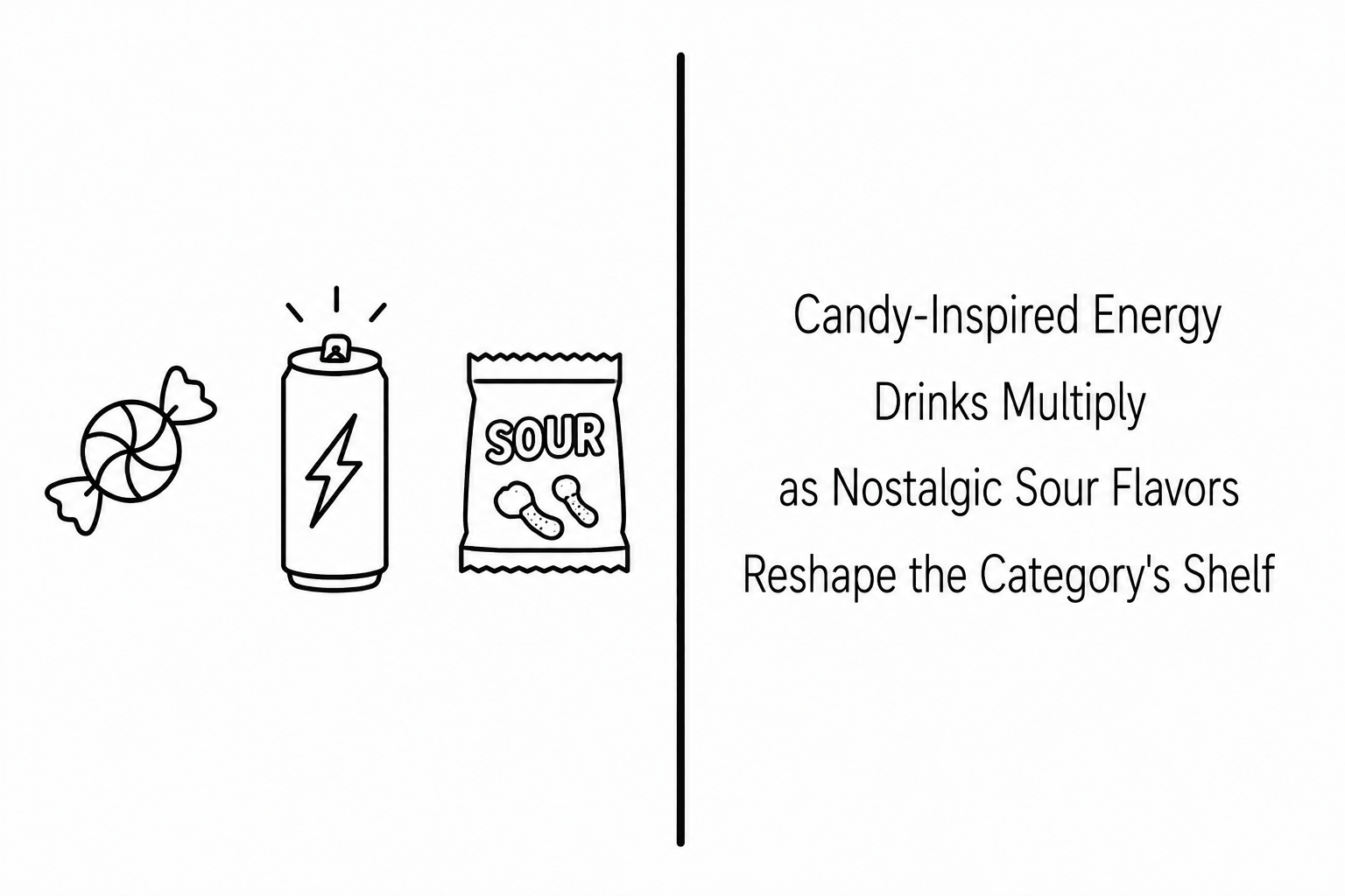 Candy-Inspired Energy Drinks Multiply as Nostalgic Sour Flavors Reshape the Category’s Shelf