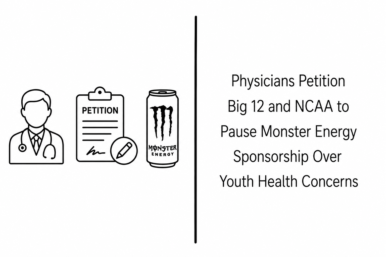 Physicians Petition Big 12 and NCAA to Pause Monster Energy Sponsorship Over Youth Health Concerns