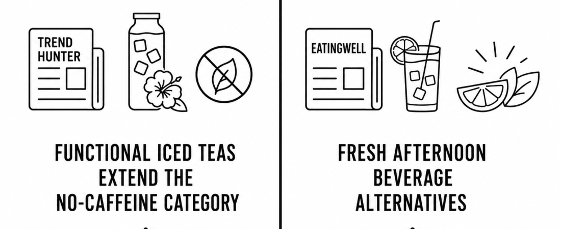 Trend Hunter Reports Functional Iced Teas Including Berry Loud Hibiscus Extend the No-Caffeine Category as EatingWell Documents Fresh Afternoon Beverage Alternatives