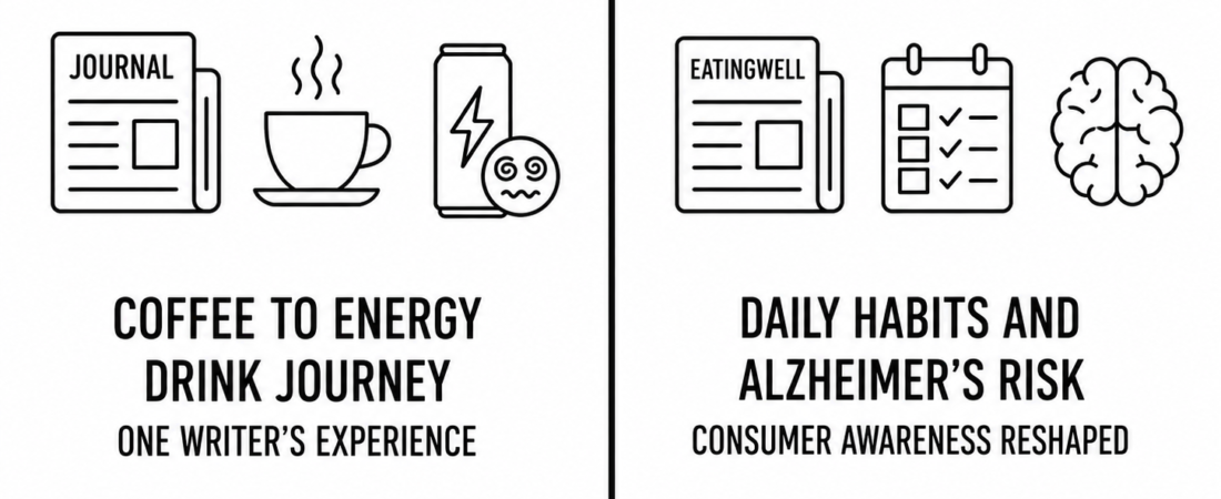 The Wall Street Journal Documents One Writer’s Coffee to Energy Drink Journey as Yahoo Health and EatingWell Reshape Consumer Awareness on Daily Habits and Alzheimer’s Risk