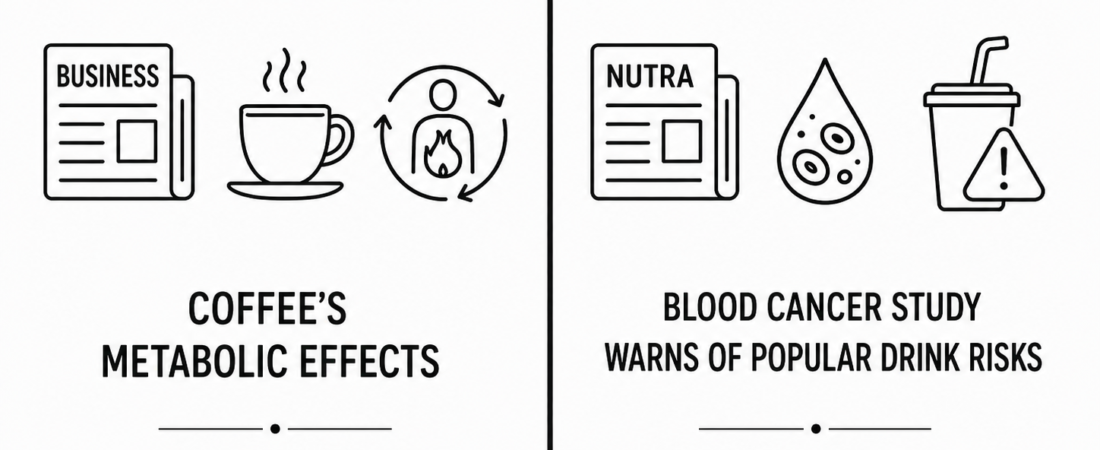 Forbes and NutraIngredients Document Coffee’s Metabolic Effects and Blood Cancer Study Warns of Popular Drink Risks