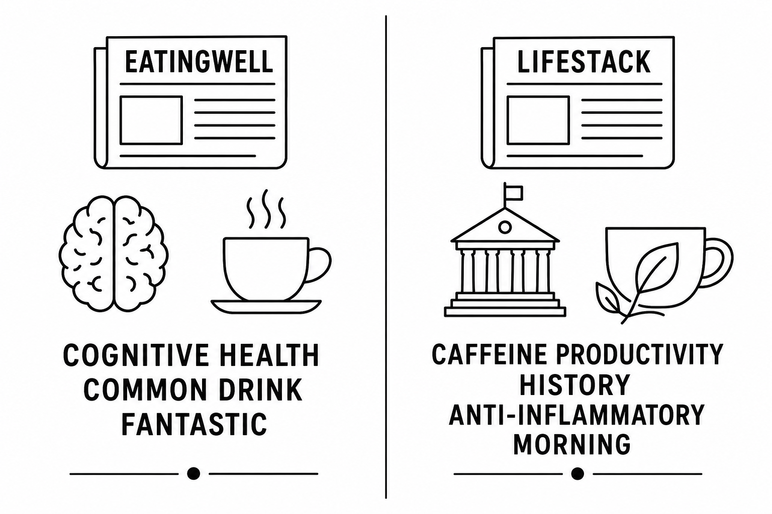 EatingWell Reports Neurologists Agree This Common Drink Is Fantastic for Cognitive Health as Lifestack Documents Government Caffeine Productivity History and Anti-Inflammatory Morning Framework